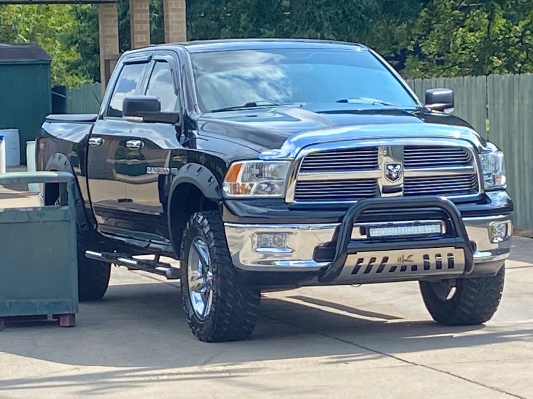 RedRock Pocket Style Fender Flares; Textured Black (09-18 RAM 1500, Excluding Rebel)