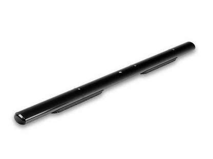 RedRock 4-Inch Oval Straight Side Steps; Black (21-25 Tahoe)