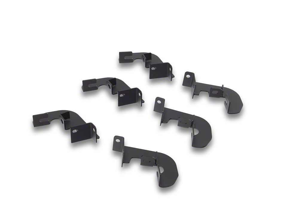 RedRock 4-Inch Drop TC1 Running Boards; Textured Black (15-22 Colorado Crew Cab)