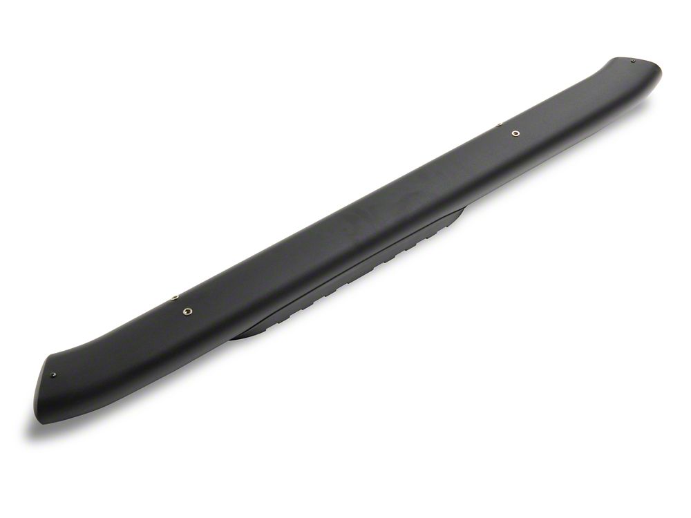 RedRock 5-Inch Oval Bent End Side Step Bars; Black (21-25 Bronco 2-Door)