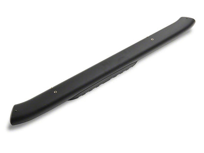 RedRock 5-Inch Oval Bent End Side Step Bars; Black (21-25 Bronco 2-Door)
