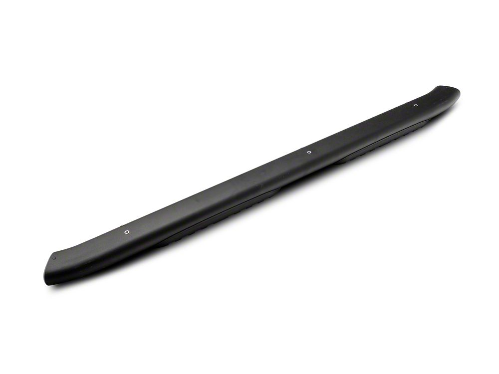 RedRock 5-Inch Oval Bent End Side Step Bars; Black (21-25 Bronco 4-Door)