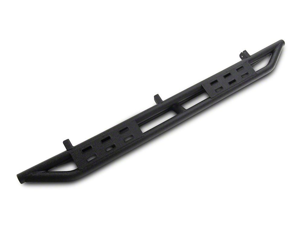 RedRock Side Armor with Step Pads; Textured Black (21-25 Bronco 4-Door)