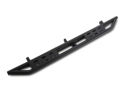 RedRock Side Armor with Step Pads; Textured Black (21-25 Bronco 4-Door)