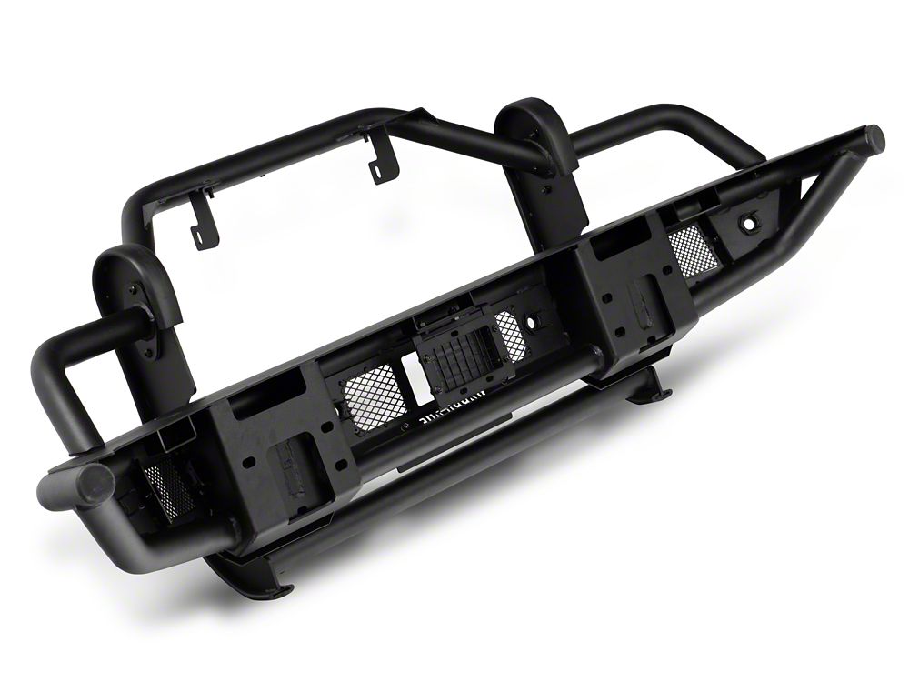 RedRock HD Tubular Front Bumper with Grille Guard and Skid Plate (21-25 Bronco, Excluding Raptor)