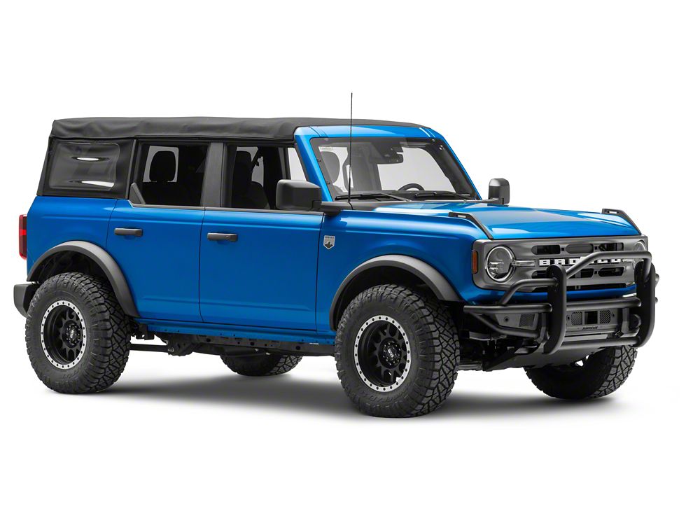RedRock HD Tubular Front Bumper with Grille Guard and Skid Plate (21-25 Bronco, Excluding Raptor)