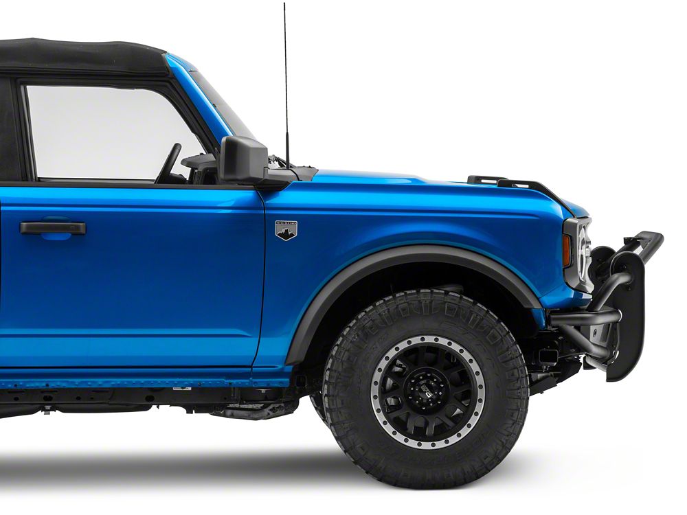 RedRock HD Tubular Front Bumper with Grille Guard and Skid Plate (21-25 Bronco, Excluding Raptor)