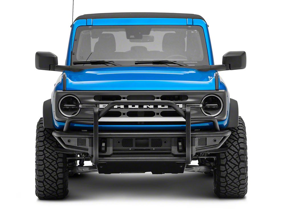 RedRock HD Tubular Front Bumper with Grille Guard and Skid Plate (21-25 Bronco, Excluding Raptor)