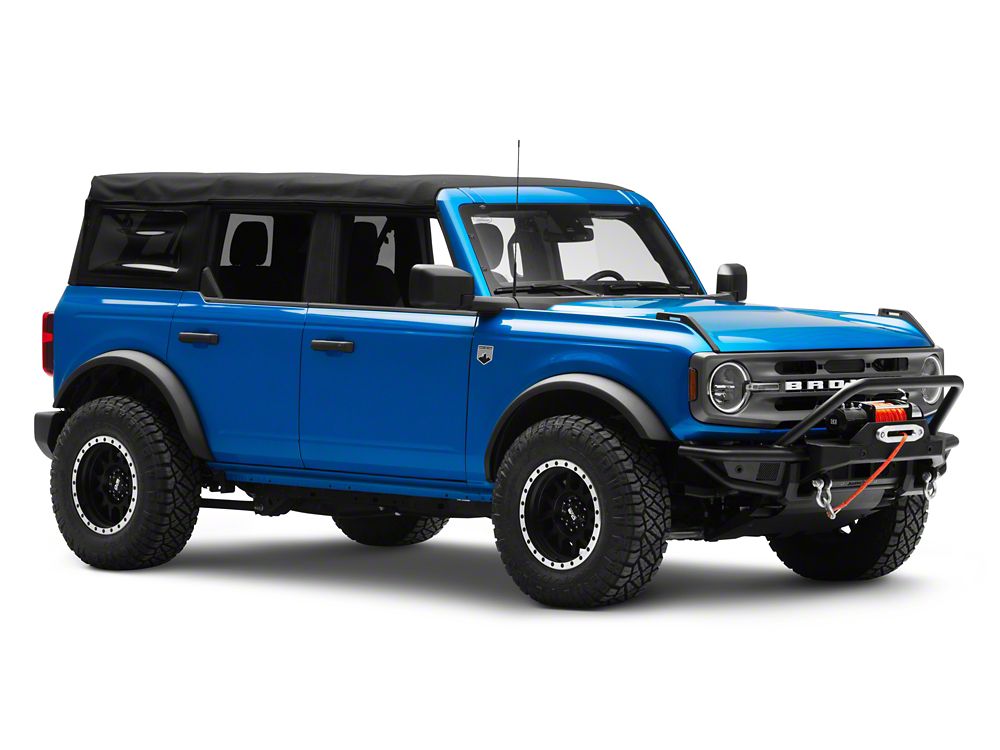 RedRock HD Tubular Front Winch Mount Bumper and Skid Plate (21-25 Bronco, Excluding Raptor)