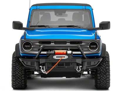 RedRock HD Tubular Front Winch Mount Bumper and Skid Plate (21-25 Bronco, Excluding Raptor)