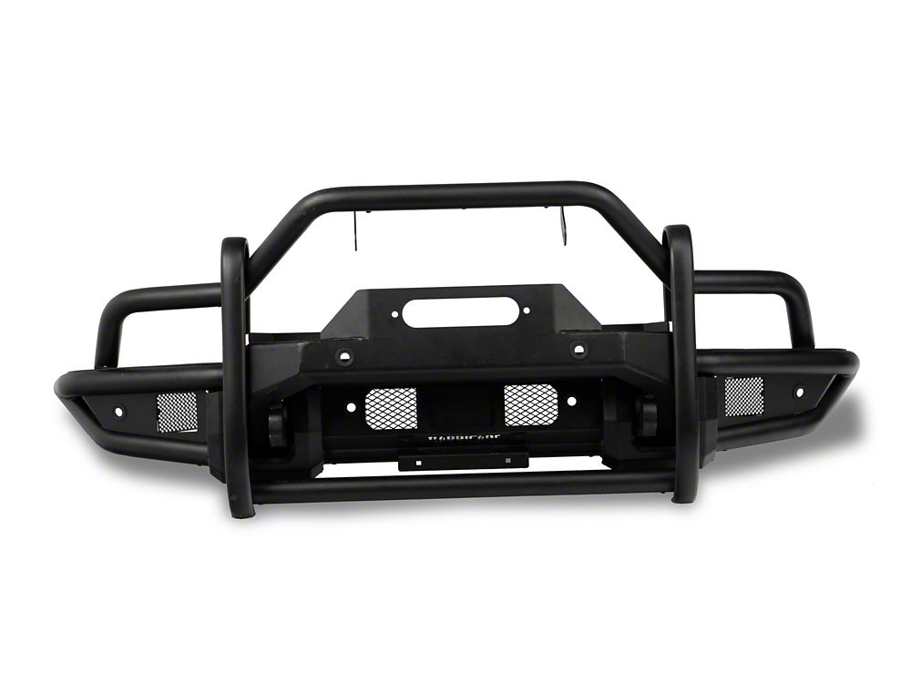 RedRock HD Tubular Front Winch Mount Bumper with Grille Guard and Skid Plate (21-25 Bronco, Excluding Raptor)