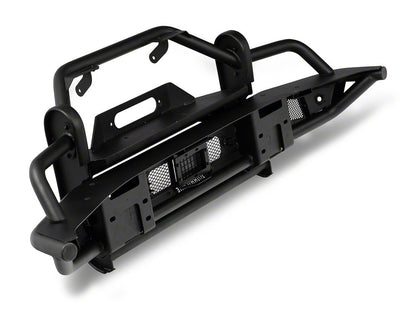 RedRock HD Tubular Front Winch Mount Bumper with Grille Guard and Skid Plate (21-25 Bronco, Excluding Raptor)