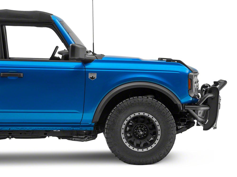 RedRock HD Tubular Front Winch Mount Bumper with Grille Guard and Skid Plate (21-25 Bronco, Excluding Raptor)