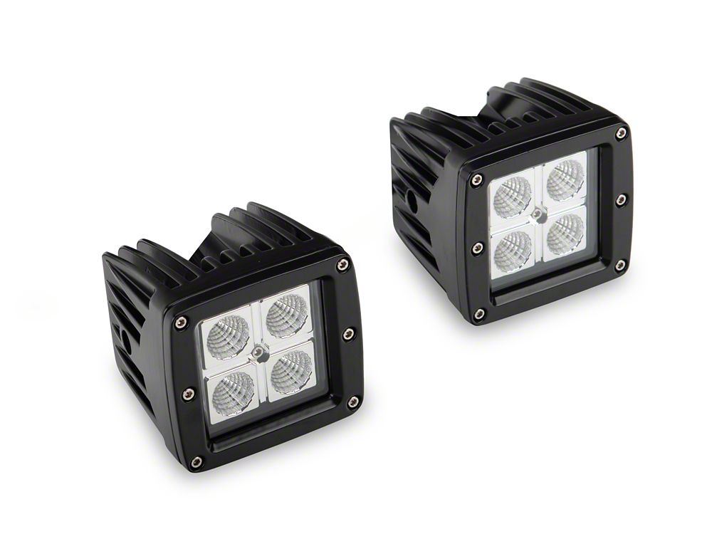 RedRock HD Tubular Front Winch Mount Bumper with LED Fog Lights and Skid Plate (21-25 Bronco, Excluding Raptor)