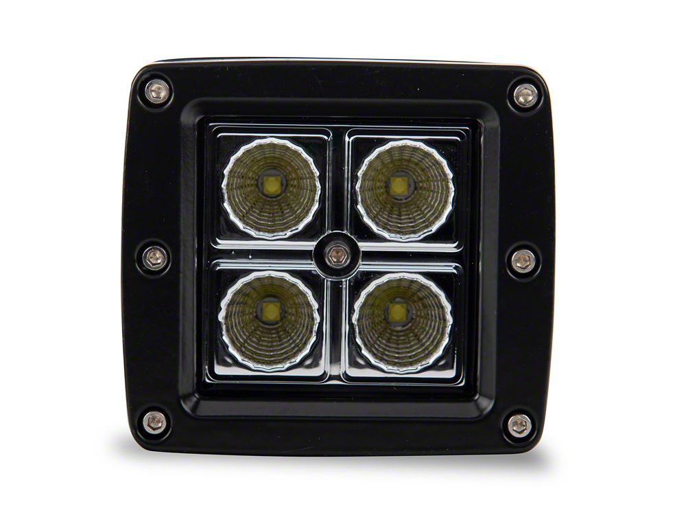 RedRock HD Tubular Front Winch Mount Bumper with LED Fog Lights and Skid Plate (21-25 Bronco, Excluding Raptor)
