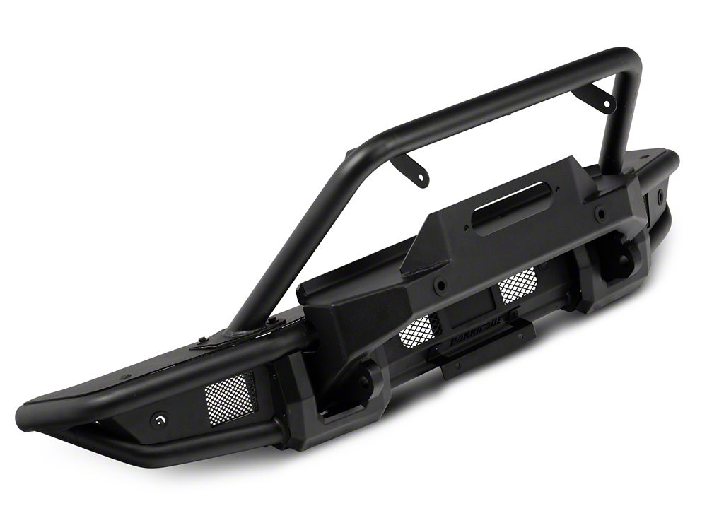 RedRock HD Tubular Front Winch Mount Bumper with LED Fog Lights and Skid Plate (21-25 Bronco, Excluding Raptor)