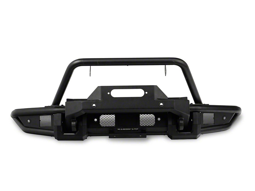 RedRock HD Tubular Front Winch Mount Bumper with LED Fog Lights and Skid Plate (21-25 Bronco, Excluding Raptor)