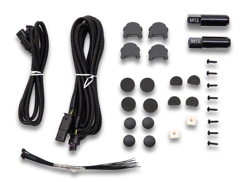 RedRock HD Tubular Front Winch Mount Bumper with LED Fog Lights and Skid Plate (21-25 Bronco, Excluding Raptor)