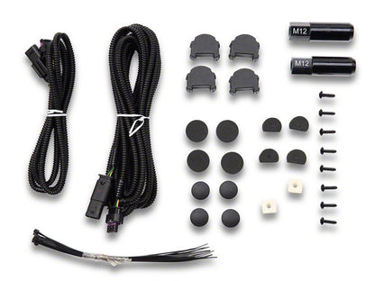 RedRock HD Tubular Front Winch Mount Bumper with LED Fog Lights and Skid Plate (21-25 Bronco, Excluding Raptor)