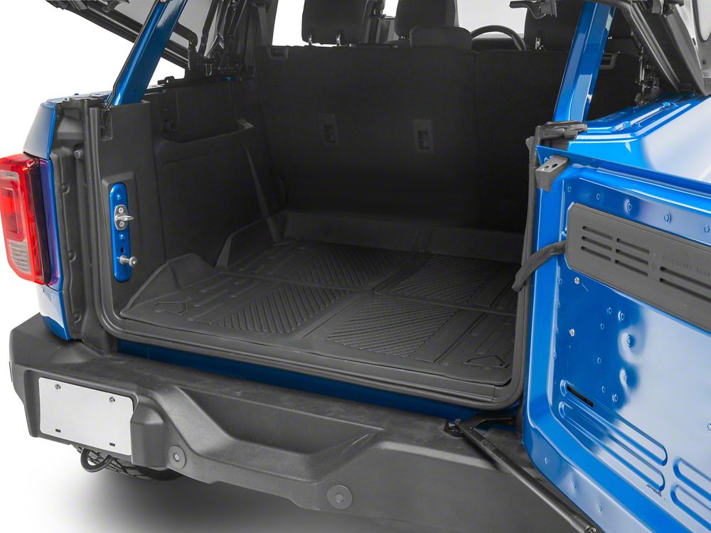RedRock All-Weather Cargo Liner; Black (21-25 Bronco 4-Door)