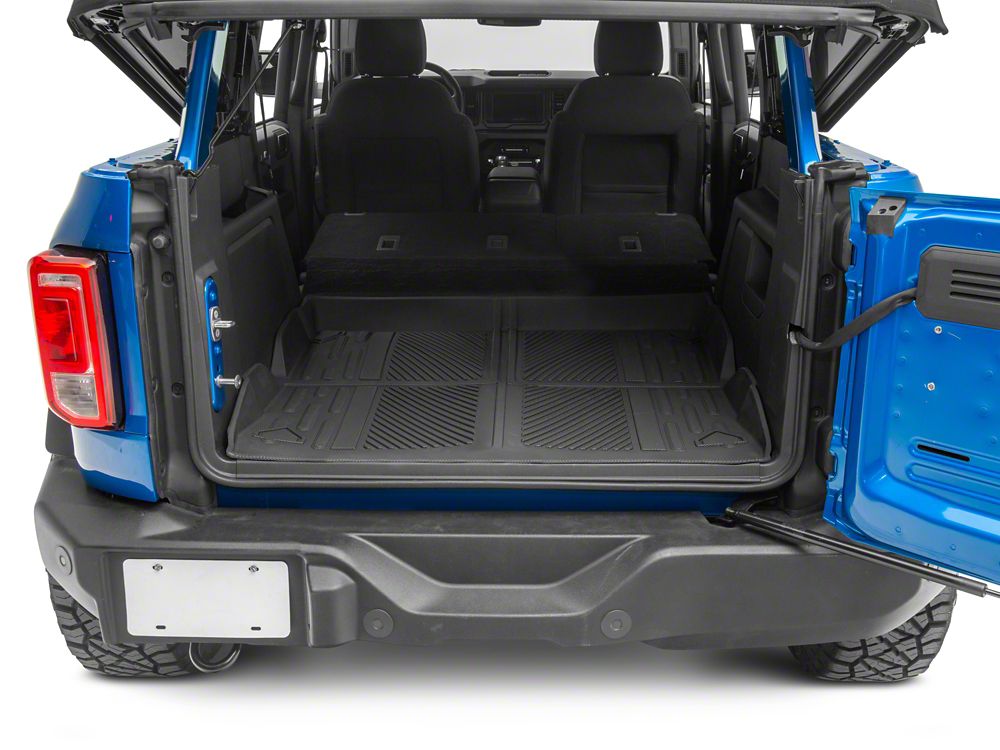 RedRock All-Weather Cargo Liner; Black (21-25 Bronco 4-Door)