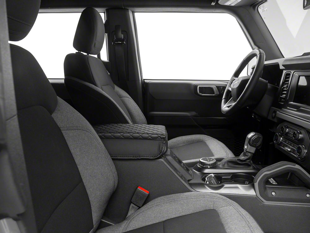 RedRock Arm Rest Cover; Faux Leather (21-25 Bronco)