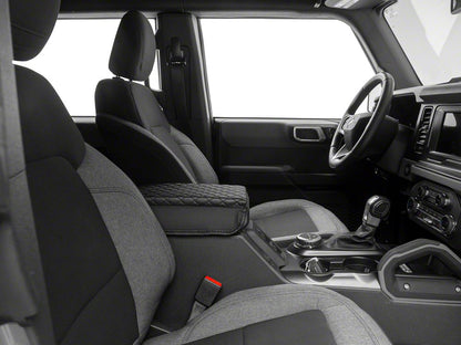 RedRock Arm Rest Cover; Faux Leather (21-25 Bronco)