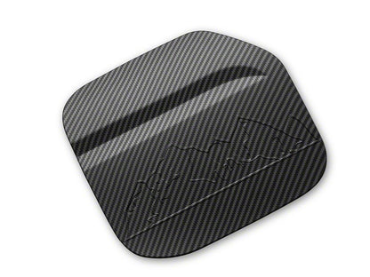 RedRock Fuel Door Cover; Matte Carbon Design (21-25 Bronco, Excluding Raptor)
