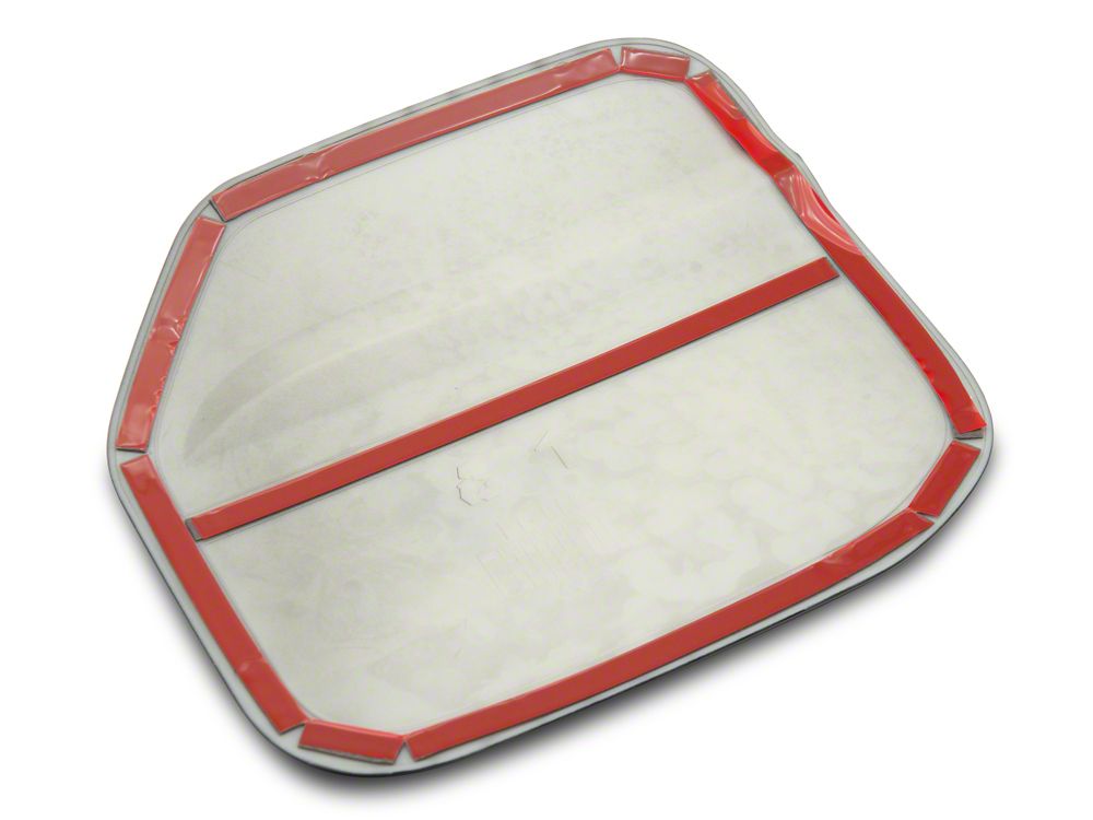 RedRock Fuel Door Cover; Matte Black (21-25 Bronco, Excluding Raptor)