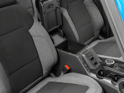 RedRock Arm Rest Storage Tray Set; Rubber Coated (21-25 Bronco)