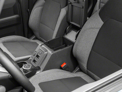 RedRock Arm Rest Storage Tray Set; Rubber Coated (21-25 Bronco)
