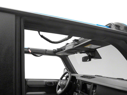 RedRock Paracord Grab Handles; Black (21-25 Bronco)