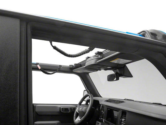 RedRock Paracord Grab Handles; Black (21-25 Bronco)