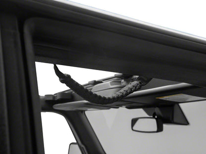 RedRock Paracord Grab Handles; Black (21-25 Bronco)