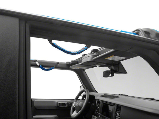 RedRock Paracord Grab Handles; Blue (21-25 Bronco)