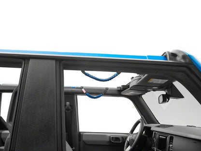 RedRock Paracord Grab Handles; Blue (21-25 Bronco)
