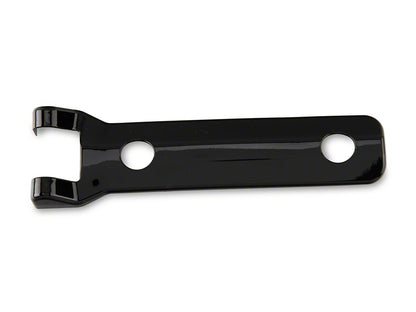 RedRock Tailgate Hinge Trim; Gloss Black (21-25 Bronco)