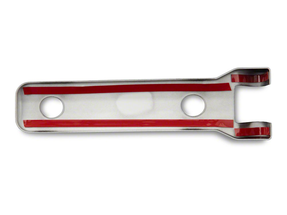 RedRock Tailgate Hinge Trim; Gloss Black (21-25 Bronco)