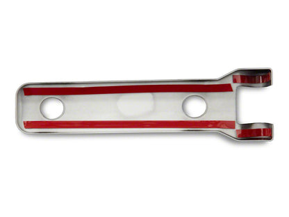 RedRock Tailgate Hinge Trim; Gloss Black (21-25 Bronco)