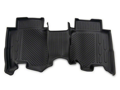 RedRock All-Weather Molded Front and Rear Floor Liners; Black (21-25 Bronco 4-Door)