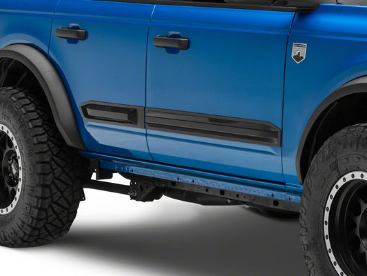 RedRock Exterior Door Trim; Carbon Fiber Appearance (21-25 Bronco 4-Door)