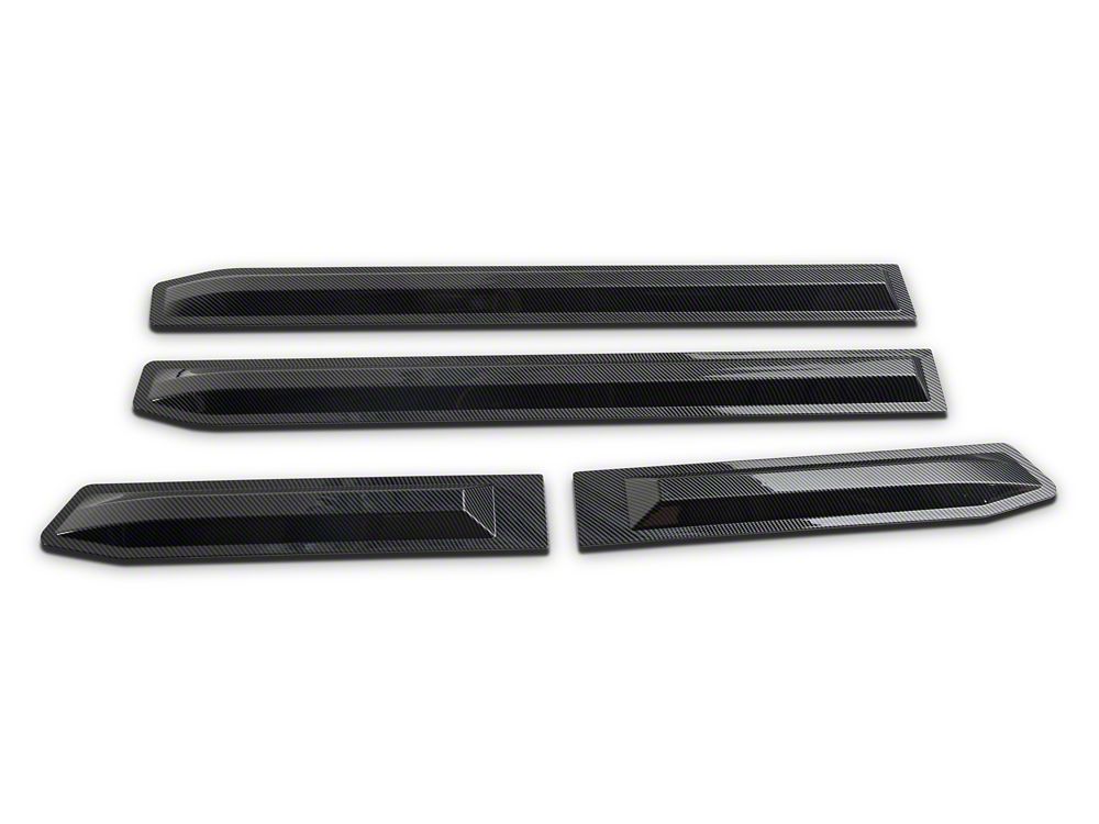 RedRock Exterior Door Trim; Carbon Fiber Appearance (21-25 Bronco 4-Door)