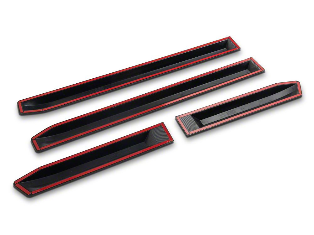 RedRock Exterior Door Trim; Carbon Fiber Appearance (21-25 Bronco 4-Door)