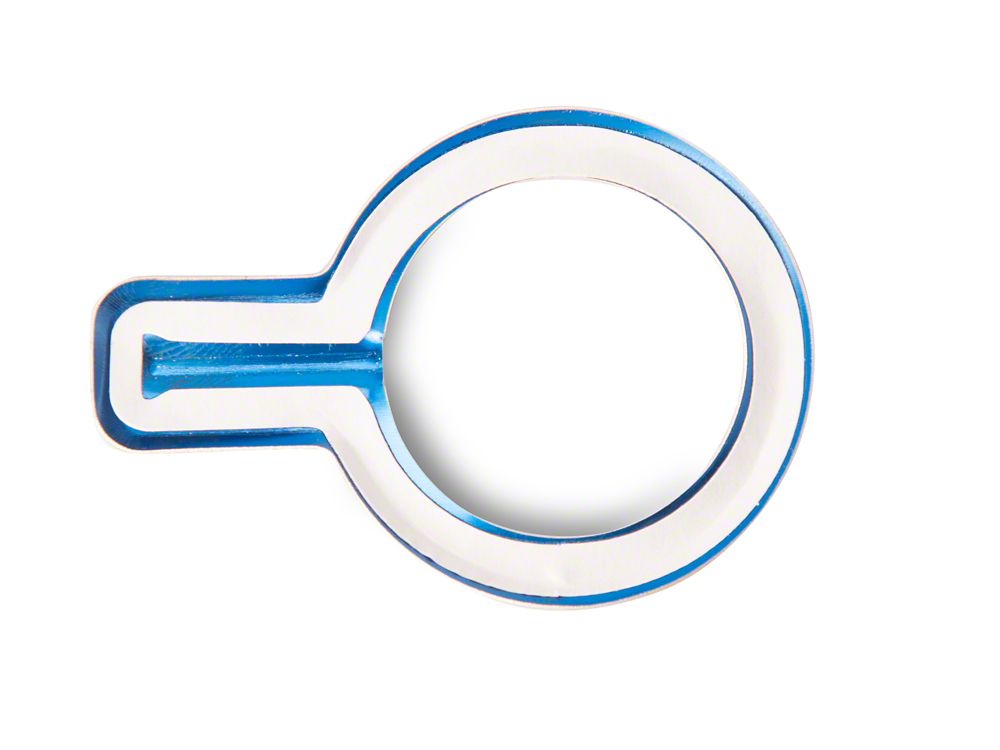 RedRock Billet Start-Stop Button Cover; Blue (21-25 Bronco)