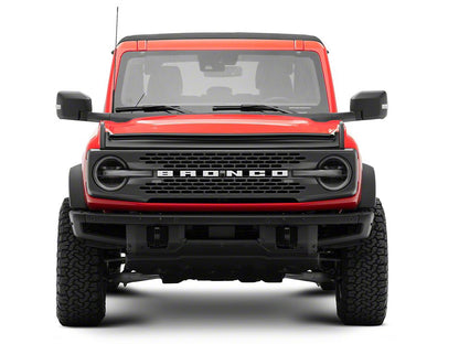RedRock Hood Deflector; Gloss Black (21-25 Bronco)