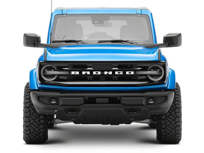RedRock Mirror Covers; Carbon Fiber (21-25 Bronco)