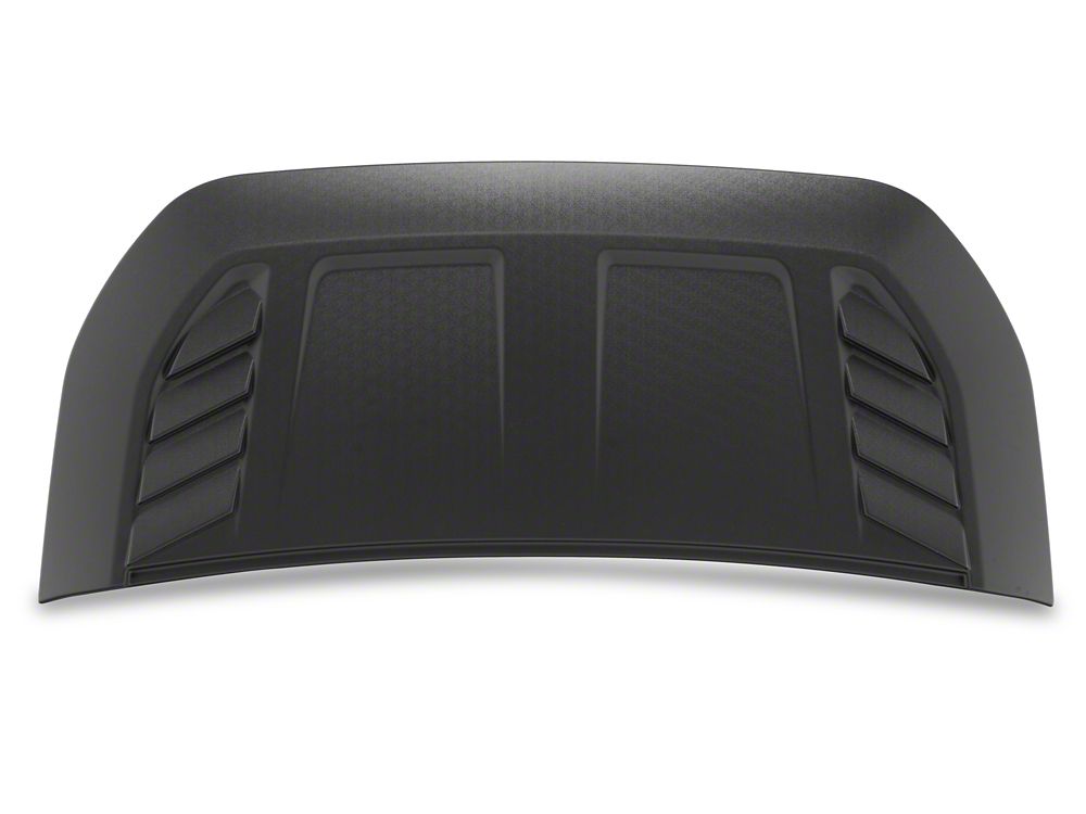 RedRock Hood Scoop; Matte Black (21-25 Bronco)