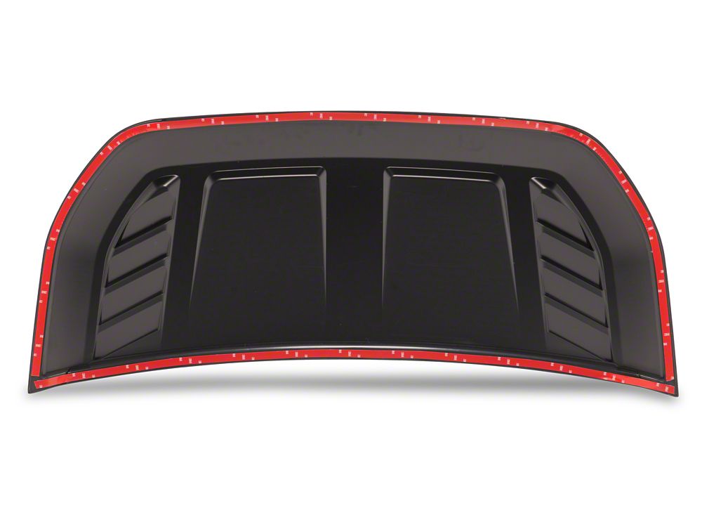 RedRock Hood Scoop; Matte Black (21-25 Bronco)