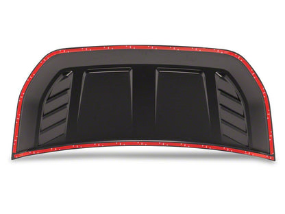 RedRock Hood Scoop; Matte Black (21-25 Bronco)