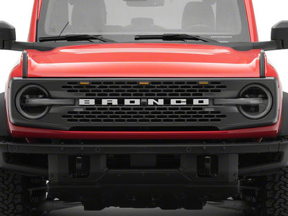 RedRock 3-Piece LED Grille Light Kit (21-25 Bronco Badlands, Wildtrack)
